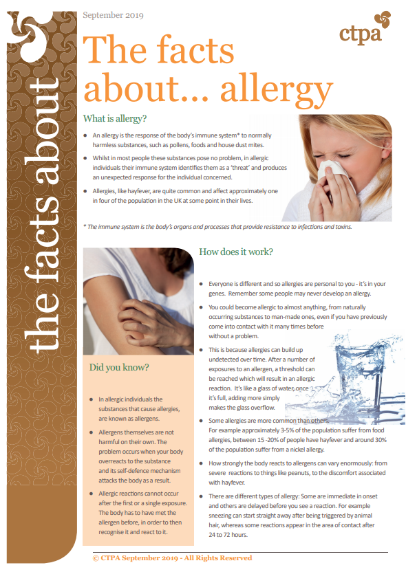 Will I get an allergy from cosmetics?